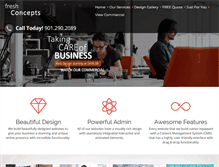 Tablet Screenshot of freshconceptsweb.com
